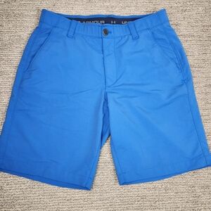 Under Armour Golf Short Performance Tech Dress Athletic Royal Blue Mens Size 32